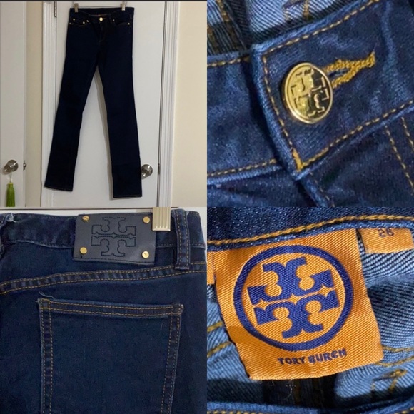 Tory Burch Denim - Tory Burch Dark Wash Jeans